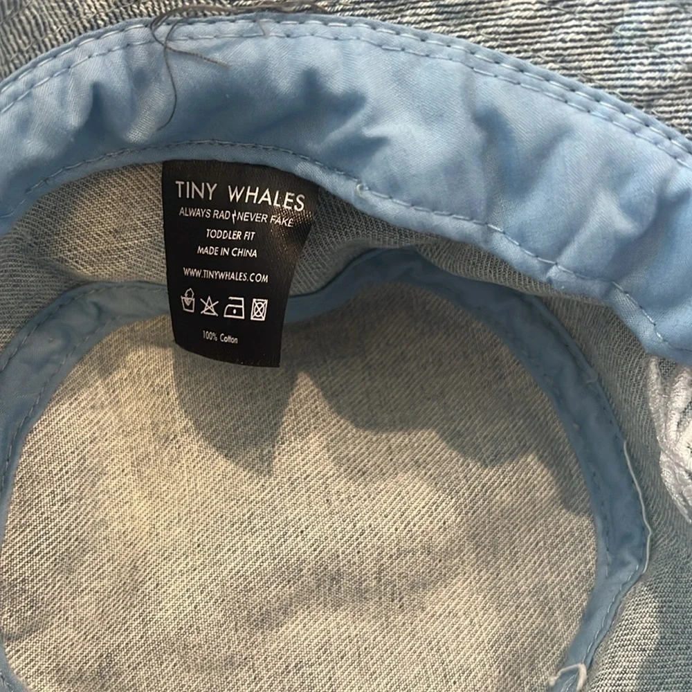 Tiny Whales Denim Bucket Hat!